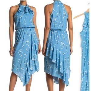 Parker floral high neck dress